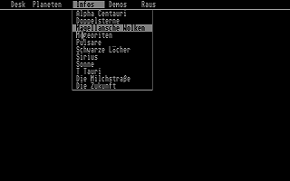 Weltall (Das) atari screenshot